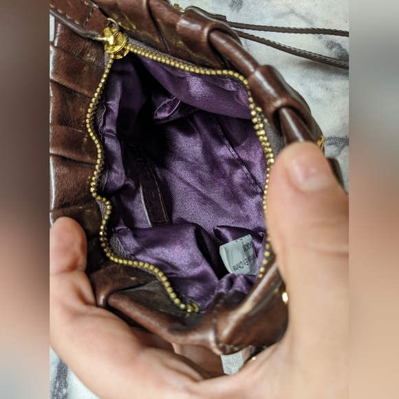 Cute mini leather purse/bag/clutch/wristlet C'est Moi - Picture 5 of 7